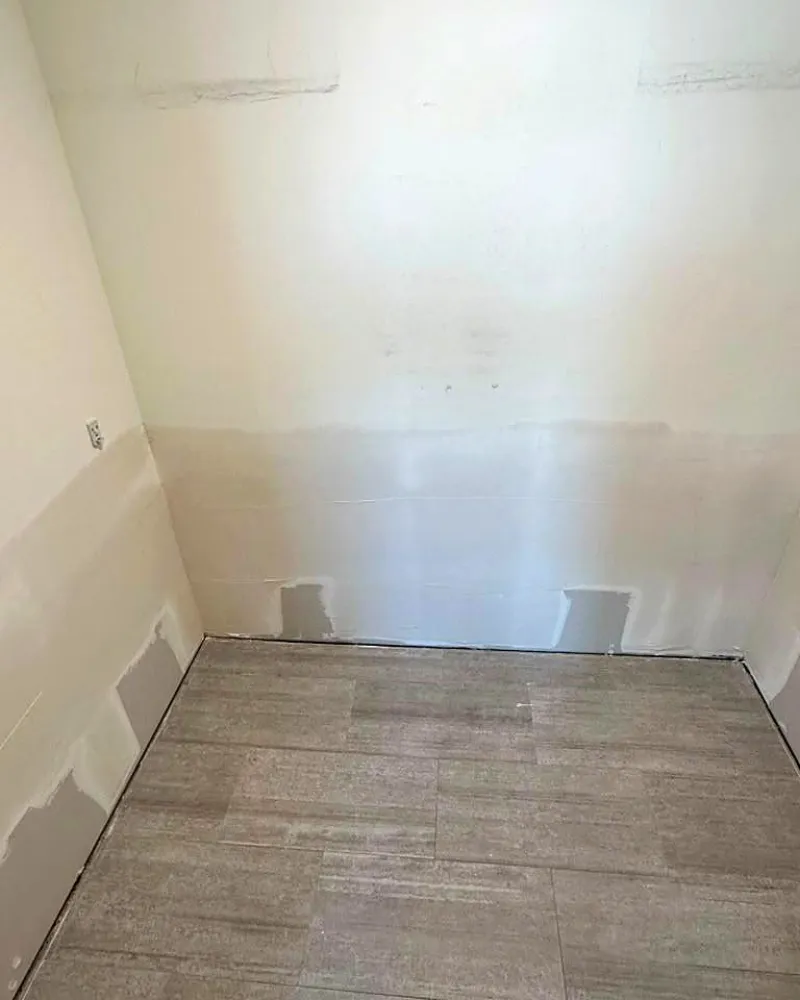 New tile flooring installed during a South Florida renovation