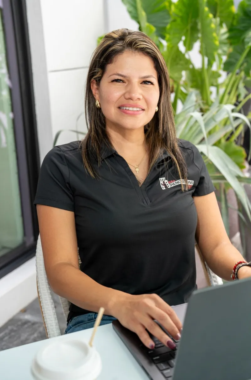 The owner of Ms Renovations Pro on a job site in Miami
